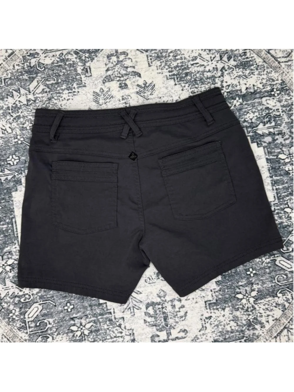 PrAna Performance Stretch Hiking Utility Shorts Dark Gray - Size 2